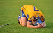 30 April 2011; A dejected Patrick O'Connor, Clare, at the end of the game. Allianz Hurling League Division 2 Final, Clare v Limerick, Cusack Park, Ennis, Co. Clare. Picture credit: David Maher / SPORTSFILE