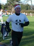 25 December 2001; Former World 5,000 metres Champion Eamonn Coghlan during a Christmas Day Goal Miles Run at Belfield Park in Dublin. Photo by Ray McManus/Sportsfile