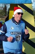 25 December 2001; Dublin supporter Kevin Maguire during a Christmas Day Goal Miles Run at Belfield Park in Dublin. Photo by Ray McManus/Sportsfile