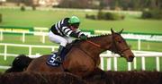 28 December 2001; Foxchapel King, with David Casey up, jumps the last on their way to winning the Ericsson Steeplechase on Day Three of the Leopardstown Christmas Festival at Leopardstown Racecourse in Dublin. Photo by Matt Browne/Sportsfile