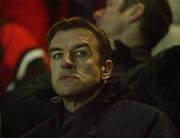 28 December 2001; Longford Town manager Martin Lawlor looks on during the eircom League Premier Division match between St Patrick's Athletic and Longford Town at Richmond Park in Dublin. Photo by Pat Murphy/Sportsfile