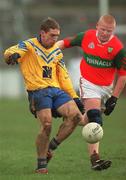 23 December 2001; Kieran McGeeney of Na Fianna in action against Declan Byrne of Rathnew during the AIB Leinster Senior Club Football Championship Final Replay match between Rathnew and Na Fianna at St Conleth's Park in Newbridge, Kildare. Photo by Damien Eagers/Sportsfile
