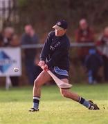 6 January 2002; Trevor O'Donoghue of Dublin during the 2002 Hurling Blue Stars Exibition Game between Blue Stars and Dublin at Thomas Davis GAA Club in Tallaght, Dublin. Photo by Ray McManus/Sportsfile
