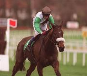 27 December 2001; Montana Glen, with Tom Treacy up, during the Paddy Power Handicap Steeplechase on Day Two of the Leopardstown Christmas Festival at Leopardstown Racecourse in Dublin. Photo by Damien Eagers/Sportsfile