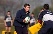 11 January 2002; Brian O'Driscoll during a Leinster Rugby training session at the Stad TACA in Toulouse, France. Photo by Matt Browne/Sportsfile