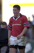 12 January 2002; Ronan O'Gara looks dejected at the final whistle following the Heineken Cup Pool 4 Round 6 match between Castres and Munster at Stade Pierre-Antoine in Castres, France. Photo by Brendan Moran/Sportsfile