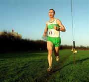 13 January 2002; Mick Traynor of Ireland competes in the Men's race during the 2002 Ras na hEireann at Dunleer Athletics Club in Louth. Photo by Pat Murphy/Sportsfile