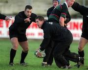 15 January 2002; Guy Easterby during a Ireland Rugby squad training session and press conference at Thomond Park in Limerick. Photo by Brendan Moran/Sportsfile