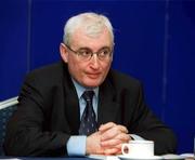 20 January 2002; Secretary of The Strategic Review Commitee Brendan Waters during the Strategic Review of The GAA press conference at the Burlington Hotel in Dublin. Photo by Ray McManus/Sportsfile