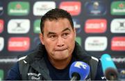 7 December 2016; Connacht head coach Pat Lam during a press conference at the Sportsground in Galway. Photo by Matt Browne/Sportsfile
