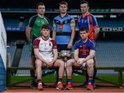 7 December 2016; In attendance at the Fitzgibbon Independent.ie Higher Education GAA Senior Championship Launch & Draw are, from left, Paul Kileen, from Limerick Institute of Technology, Cathal Tuohy, from NUIG, Cian O'Callaghan, from University College Dublin, PJ Scully, from University of Limerick, and Richie English, from Mary Immaculate College, at Croke Park in Dublin. Photo by Seb Daly/Sportsfile