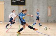 8 December 2016; Ellen Molloy of Presentation Secondary School Kilkenny in action against Loreto Community School, Milford, Co. Donegal, during the Post Primary Schools National Futsal Finals match between Loreto Community School, Milford, Co. Donegal and Presentation Secondary School Kilkenny at Waterford IT Sports Arena in Waterford. Photo by Matt Browne/Sportsfile