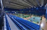 8 December 2016; A general view of the National Indoor Arena during the 2016 FZ Forza Irish Open Badminton Championships at National Indoor Arena in Abbotstown, Dublin. Photo by Eóin Noonan/Sportsfile