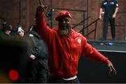9 December 2016; Shannon Briggs of United States during the official weigh-in at the Victoria Warehouse in Manchester prior to the Anthony Joshua v Eric Molina fight card at the Manchester Arena in Manchester, England. Photo by Stephen McCarthy/Sportsfile