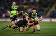 9 December 2016; Garry Ringrose of Leinster is tackled by Nic Groom of Northampton Saints during the European Rugby Champions Cup Pool 4 Round 3 match between Northampton Saints and Leinster at Franklin's Gardens in Northampton, England. Photo by Stephen McCarthy/Sportsfile
