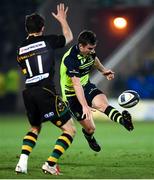 9 December 2016; Luke McGrath of Leinster in action against Jamie Elliot of Northampton Saints during the European Rugby Champions Cup Pool 4 Round 3 match between Northampton Saints and Leinster at Franklin's Gardens in Northampton, England. Photo by Stephen McCarthy/Sportsfile