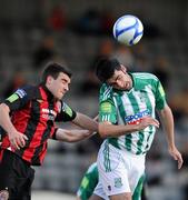 2 May 2011; Danny O'Connor, Bray Wanderers, in action against Robert Bayly, Bohemians. Airtricity League Premier Division, Bohemians v Bray Wanderers, Dalymount Park, Dublin. Picture credit: Brendan Moran / SPORTSFILE