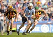 1 May 2011; Peter Kelly, Dublin, in action against Colin Fennelly and Eddie Brennan, right, Kilkenny. Allianz Hurling League Division 1 Final, Kilkenny v Dublin, Croke Park, Dublin. Picture credit: Oliver McVeigh / SPORTSFILE