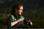 10 December 2016; Fionnuala McCormack of Ireland during a lap of the course prior to the 2016 Spar European Cross Country Championships in Chia, Italy. Photo by Eóin Noonan/Sportsfile