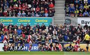 10 December 2016; Players from both teams tussle during the European Rugby Champions Cup Pool 5 Round 3 match between Ulster and ASM Clermont Auvergne at the Kingspan Stadium in Belfast. Photo by Ramsey Cardy/Sportsfile