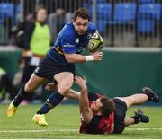 10 December 2016; Charlie Rock of Leinster 'A' is tackled by Richard Smith of Scarlets Premiership Select during the British & Irish Cup match between Leinster 'A' and Scarlets Premiership Select at Donnybrook Stadium in Dublin. Photo by Matt Browne/Sportsfile