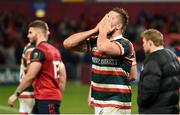 10 December 2016; Ed Slater of Leicester Tigers after the European Rugby Champions Cup Pool 1 Round 3 match between Munster and Leicester Tigers at Thomond Park in Limerick. Photo by Brendan Moran/Sportsfile