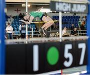 10 December 2016; Anna McCauley of Ireland, from Methodist College, Belfast, clears 1.57 meters in the Over 16 Girls high jump event at the Combined Events Schools International games at Athlone IT in Co. Westmeath. Photo by Cody Glenn/Sportsfile