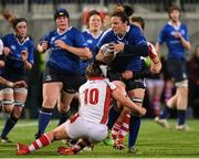 10 December 2016; Paula Fitzpatrick of Leinster is tackled by Jemma Jackson of Ulster during the Women's Interprovincial Rugby Championship Round 2 match between Leinster and Ulster at Donnybrook Stadium in Dublin. Photo by Matt Browne/Sportsfile