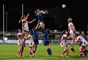 10 December 2016; Susan Fogarty of Leinster takes the ball in the lineout against Ulster during the Women's Interprovincial Rugby Championship Round 2 match between Leinster and Ulster at Donnybrook Stadium in Dublin. Photo by Matt Browne/Sportsfile