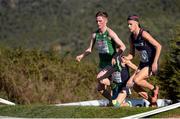 11 December 2016; Jack O'Leary, left, on his way to finishing in 6th place in the Men's U20 race during the 2016 Spar European Cross Country Championships in Chia, Italy. Photo by Eóin Noonan/Sportsfile