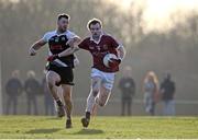 11 December 2016; Padraig Cassidy of Slaughtneil in action against Thomas Waters of St Kiernan's during the AIB GAA Football All-Ireland Senior Club Championship Quarter Final between St Kiernan's and Slaughtneil at Greenfort in London, England. Photo by Sam Barnes/Sportsfile