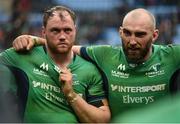 11 December 2016; John Muldoon, right, and Eóin McKeon of Connacht following the European Rugby Champions Cup Pool 2 Round 3 match between Wasps and Connacht at the Ricoh Arena in Coventry, England. Photo by Stephen McCarthy/Sportsfile