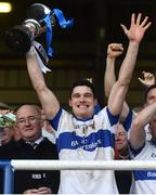 11 December 2016; St Vincent's captain Diarmuid Connolly lifts the cup following their victory in the AIB GAA Football Senior Club Championship Final match between Rhode and St Vincent's at O'Moore Park in Portlaoise, Co. Laois. Photo by Ramsey Cardy/Sportsfile