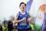 11 December 2016; Cian McPhillips, Longford A.C, Co. Longford, on with way to winning the Boys U15 3500m race during the Irish Life Health Novice & Juvenile Uneven Age National Cross Country Championships at Dundalk I.T. in Co. Louth. Photo by Seb Daly/Sportsfile