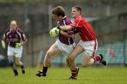 30 April 2005; Cillian de Paor, Galway, in action against Cork. Cadbury's All-Ireland U21 Football Semi-Final, Cork v Galway, Gaelic Grounds, Limerick. Picture credit; Ray McManus / SPORTSFILE