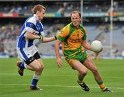 24 April 2011; Colm McFadden, Donegal, in action against Mark Timmons, Laois. Allianz Football League Division 2 Final, Donegal v Laois, Croke Park, Dublin. Picture credit: Stephen McCarthy / SPORTSFILE
