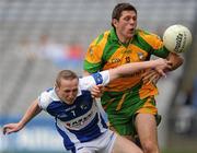 24 April 2011; Ryan Bradley, Donegal, in action against Peter O'Leary, Laois. Allianz Football League Division 2 Final, Donegal v Laois, Croke Park, Dublin. Picture credit: Stephen McCarthy / SPORTSFILE