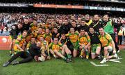 24 April 2011; The Donegal players celebrate with the cup. Allianz Football League Division 2 Final, Donegal v Laois, Croke Park, Dublin. Picture credit: Stephen McCarthy / SPORTSFILE