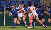 10 December 2016; Michelle Claffey of Leinster in action against Ulster during the Women's Interprovincial Rugby Championship Round 2 match between Leinster and Ulster at Donnybrook Stadium in Dublin. Photo by Matt Browne/Sportsfile