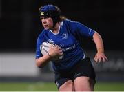 10 December 2016; Joanna McMahon of Leinster during the Women's Interprovincial Rugby Championship Round 2 match between Leinster and Ulster at Donnybrook Stadium in Dublin. Photo by Matt Browne/Sportsfile