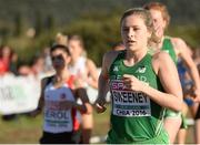11 December 2016; Cara Sweeney of Ireland in action during the womens U20 race at 2016 Spar European Cross Country Championships in Chia, Italy. Photo by Eóin Noonan/Sportsfile