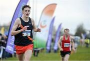 11 December 2016; Cathal Doyle, Clonliffe Harriers A.C, Co. Dublin, on his way to finishing fourth in the Novice Men's 6000m race during the Irish Life Health Novice & Juvenile Uneven Age National Cross Country Championships at Dundalk I.T. in Co. Louth. Photo by Seb Daly/Sportsfile