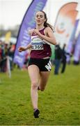 11 December 2016; Claire Fagan, Mullingar Harriers A.C, Co. Westmeath, on her way to finishing third in the Girls U19 4000m during the Irish Life Health Novice & Juvenile Uneven Age National Cross Country Championships at Dundalk I.T. in Co. Louth. Photo by Seb Daly/Sportsfile