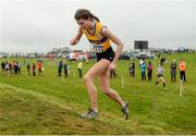 11 December 2016; Caoimhe Carmody, St Cronans A.C, Co. Clare, in action in the Girls U17 4000m race during the Irish Life Health Novice & Juvenile Uneven Age National Cross Country Championships at Dundalk I.T. in Co. Louth. Photo by Seb Daly/Sportsfile