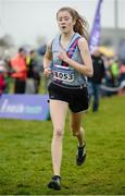 11 December 2016; Roseanne McCullough, Dundrum South Dublin A.C, on her way to finishing third in the Girls U17 4000m race during the Irish Life Health Novice & Juvenile Uneven Age National Cross Country Championships at Dundalk I.T. in Co. Louth. Photo by Seb Daly/Sportsfile