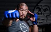 13 December 2016; Satoshi Ishii of Japan during an Open Workout Session ahead of Bellator 169 & BAMMA 27 at the SBG Gym in Dublin. Photo by David Fitzgerald/Sportsfile