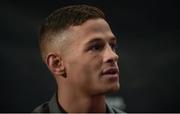 14 December 2016; Tom Duquesnoy during the Bellator 169 & BAMMA 27 Press Conference in The Gibson Hotel, Dublin. Photo by David Fitzgerald/Sportsfile
