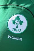 26 February 2011; A general view of the Ireland crest. Women's Six Nations Rugby Championship, Scotland v Ireland, Lasswade, Edinburgh, Scotland. Picture credit: Stephen McCarthy / SPORTSFILE
