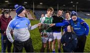 15 December 2016; Munster selector John Mullane and manager Anthony Daly with the trophy following the GAA Interprovincial Hurling Championship Final match between Munster and Leinster at Semple Stadium in Thurles, Co. Tipperary. Photo by Matt Browne/Sportsfile