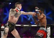 16 December 2016; Rhys McKee, left, in action against Jai Herbert during their Lonsdale Lightweight Title bout at BAMMA 27 in the 3 Arena in Dublin. Photo by Ramsey Cardy/Sportsfile